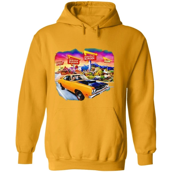 In N Out Burger Dodge Coronet Super Bee Car 2026 Graphic Hoodie