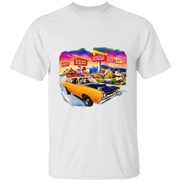 In N Out Burger Dodge Coronet Super Bee Car 2026 Graphic Shirt