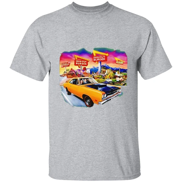 In N Out Burger Dodge Coronet Super Bee Car 2026 Graphic Shirt - Image 6