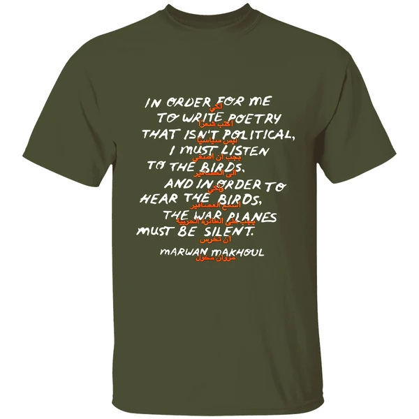 In Order For Me To Write Poetry That Isnt Political Shirt - Image 3