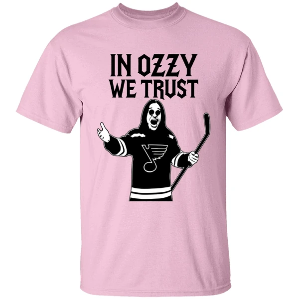 In Ozzy We Trust St Louis Blues X Ozzy Osbourne Tribute Shirt - Image 2
