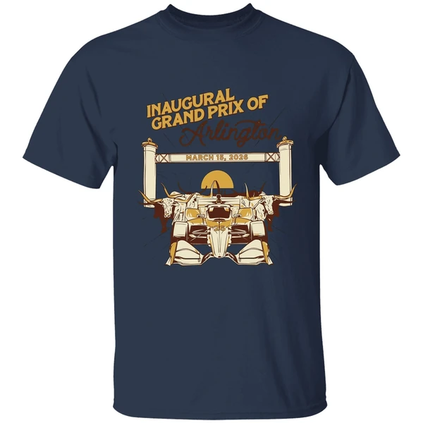 inaugural grand prix of arlington spirit of texas indycar 2026 shirt navy