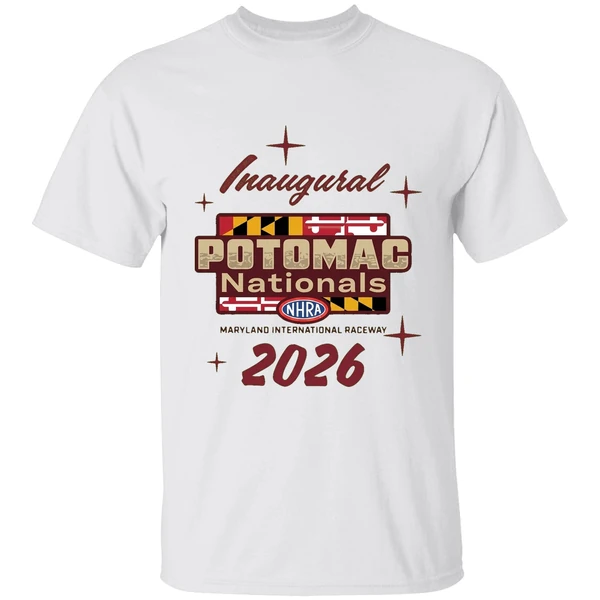 Inaugural Potomac Nationals Nhra 2026 Maryland International Raceway Shirt