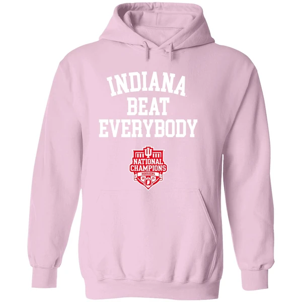 Indiana Beat Everybody 2025 Cfp National Champions Indiana Hoosiers Hoodie - Image 5
