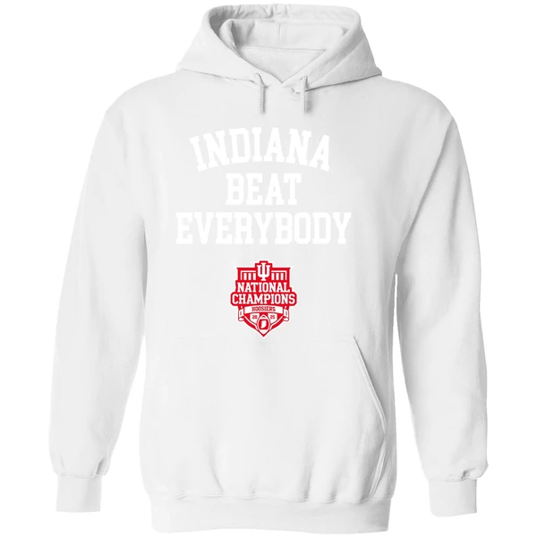 Indiana Beat Everybody 2025 Cfp National Champions Indiana Hoosiers Hoodie - Image 8