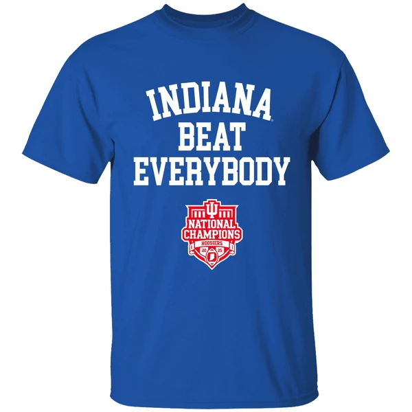 Indiana Beat Everybody 2025 Cfp National Champions Indiana Hoosiers Shirt - Image 8