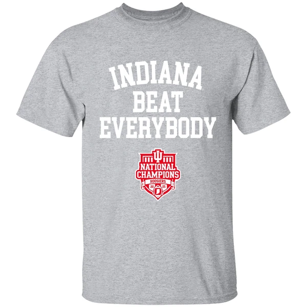Indiana Beat Everybody 2025 Cfp National Champions Indiana Hoosiers Shirt - Image 9