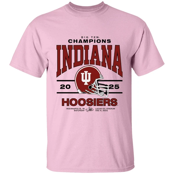 Indiana Hoosiers 2025 Big Ten Football Champions Shirt - Image 2