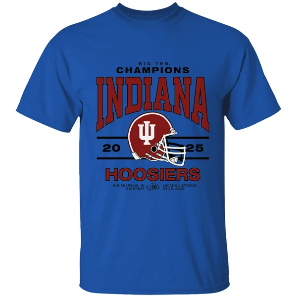 Indiana Hoosiers 2025 Big Ten Football Champions Shirt - Image 5