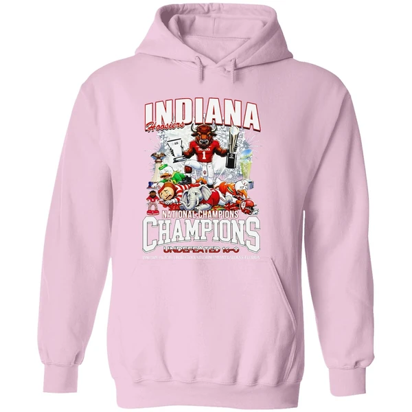 Indiana Hoosiers 2026 National Champions Undefeated 16 0 Hoodie - Image 5