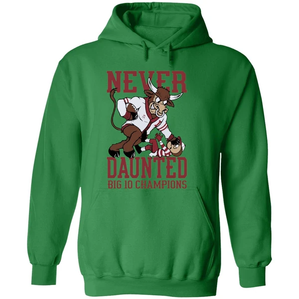Indiana Hoosiers Beat Ohio State Buckeyes Never Daunted Big 10 Champions Hoodie - Image 2
