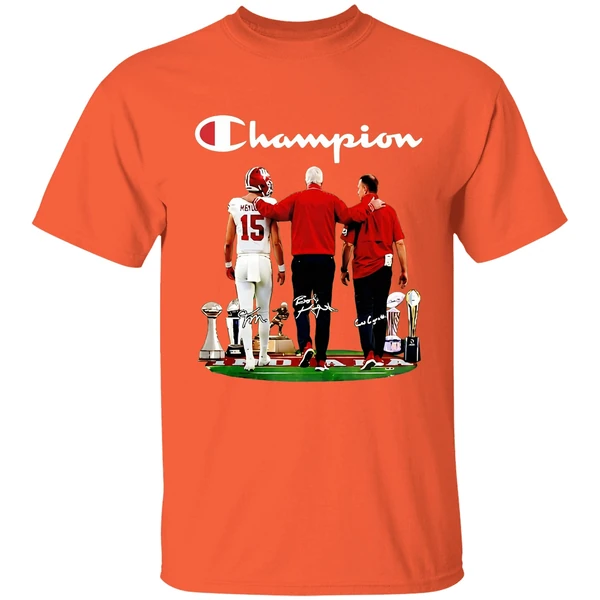 indiana hoosiers champions signatures team shirt orange