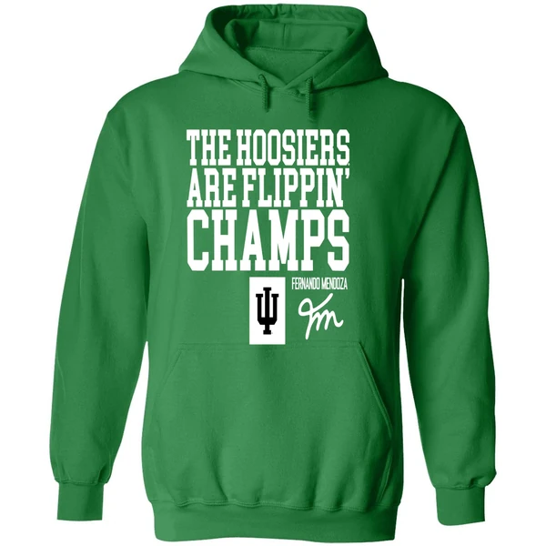 Indiana Hoosiers Fernando Mendoza The Hoosiers Are Flippin Hoodie - Image 2