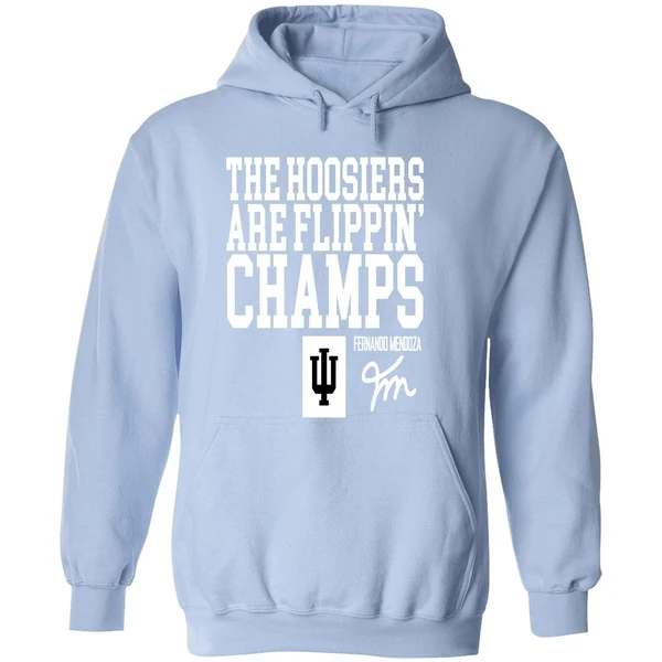 Indiana Hoosiers Fernando Mendoza The Hoosiers Are Flippin Hoodie - Image 4