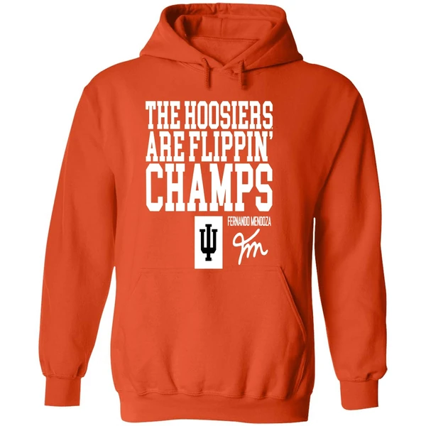 Indiana Hoosiers Fernando Mendoza The Hoosiers Are Flippin Hoodie - Image 6