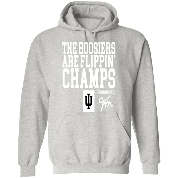 Indiana Hoosiers Fernando Mendoza The Hoosiers Are Flippin Hoodie - Image 9