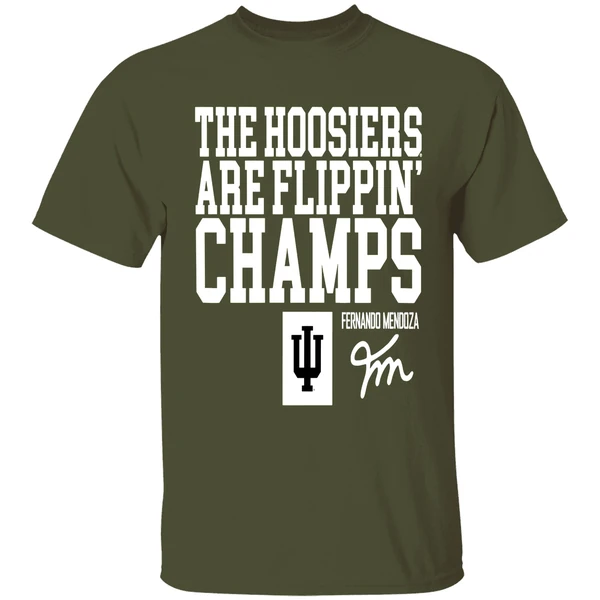 Indiana Hoosiers Fernando Mendoza The Hoosiers Are Flippin Shirt - Image 4