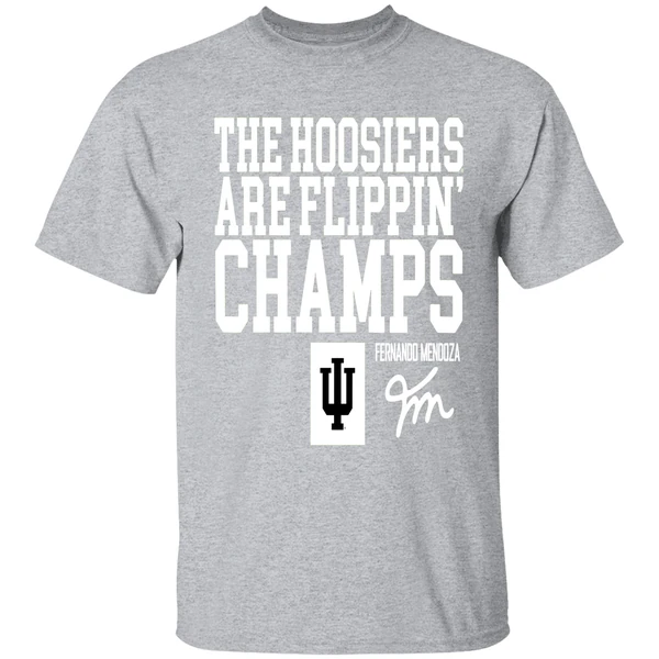 Indiana Hoosiers Fernando Mendoza The Hoosiers Are Flippin Shirt - Image 9