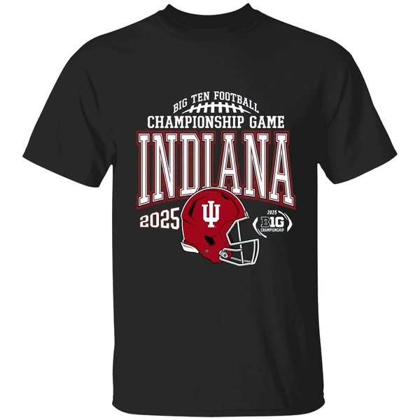 Indiana Hoosiers Football 2025 Big Ten Championship Bound Shirt