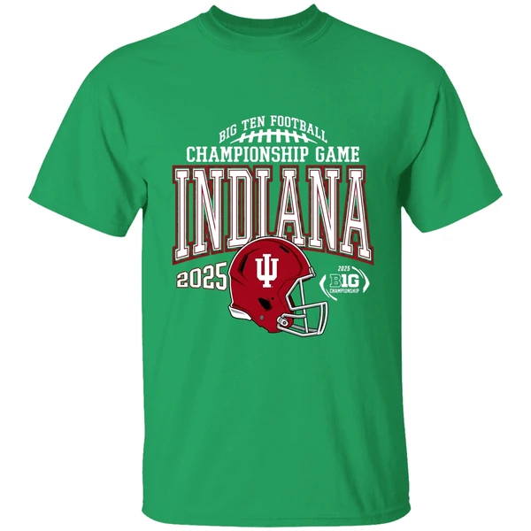 Indiana Hoosiers Football 2025 Big Ten Championship Bound Shirt - Image 2