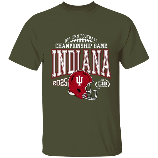 Indiana Hoosiers Football 2025 Big Ten Championship Bound Shirt - Image 4