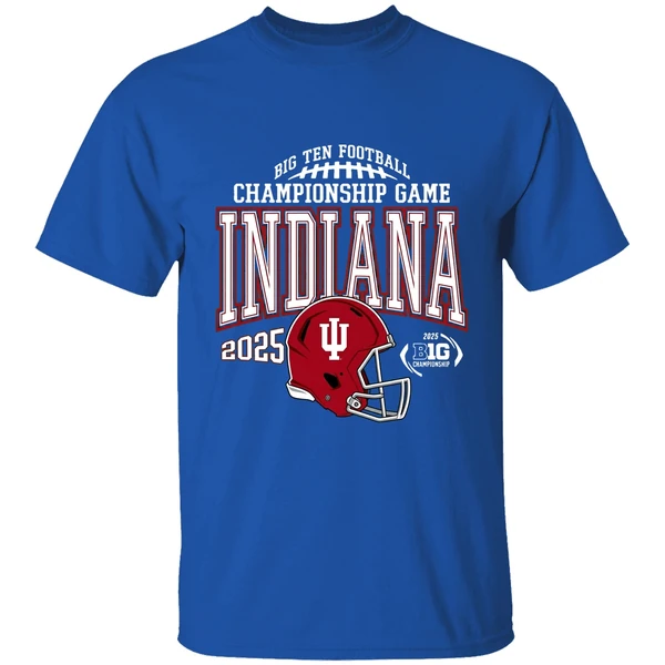 Indiana Hoosiers Football 2025 Big Ten Championship Bound Shirt - Image 8