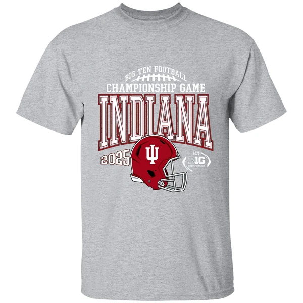 Indiana Hoosiers Football 2025 Big Ten Championship Bound Shirt - Image 9