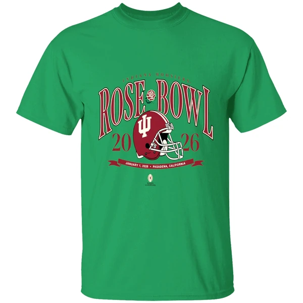 Indiana Hoosiers Football Helmet 2026 Rose Bowl Jan 1 2026 Shirt - Image 8