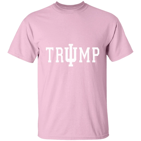 indiana hoosiers football trump logo shirt lightpink