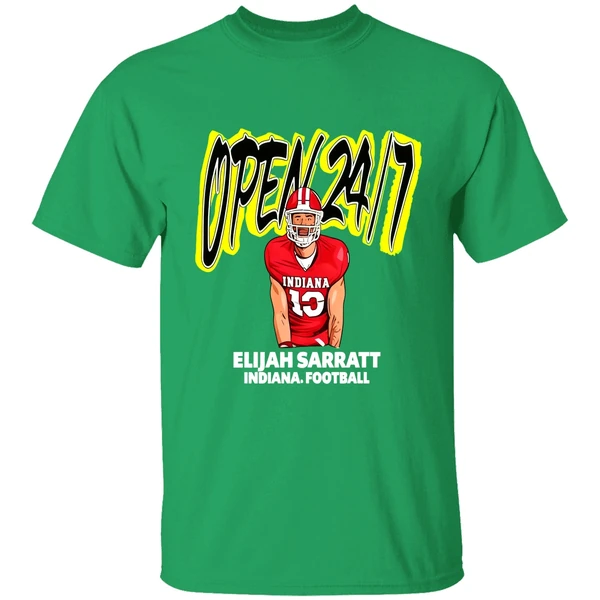 Indiana Hoosiers Gear Iu Football Elijah Sarratt Waffle House Shirt - Image 8
