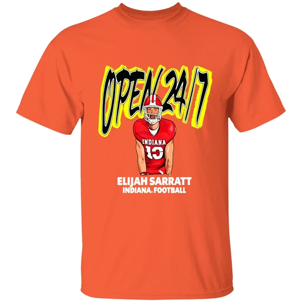 Indiana Hoosiers Gear Iu Football Elijah Sarratt Waffle House Shirt - Image 5