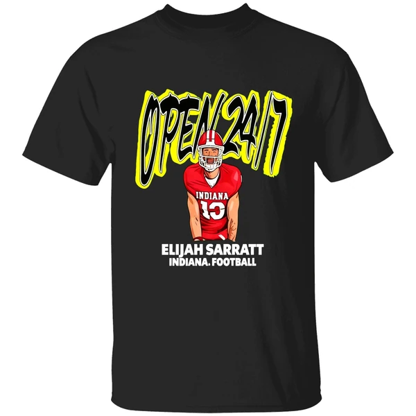 Indiana Hoosiers Gear Iu Football Elijah Sarratt Waffle House Shirt - Image 9