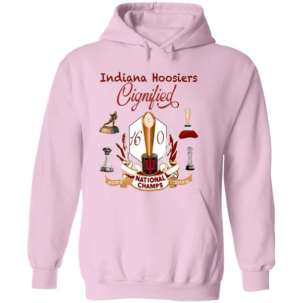 Indiana Hoosiers National Champions 2025 2026 Trophy 16 0 Perfect Hoodie - Image 5