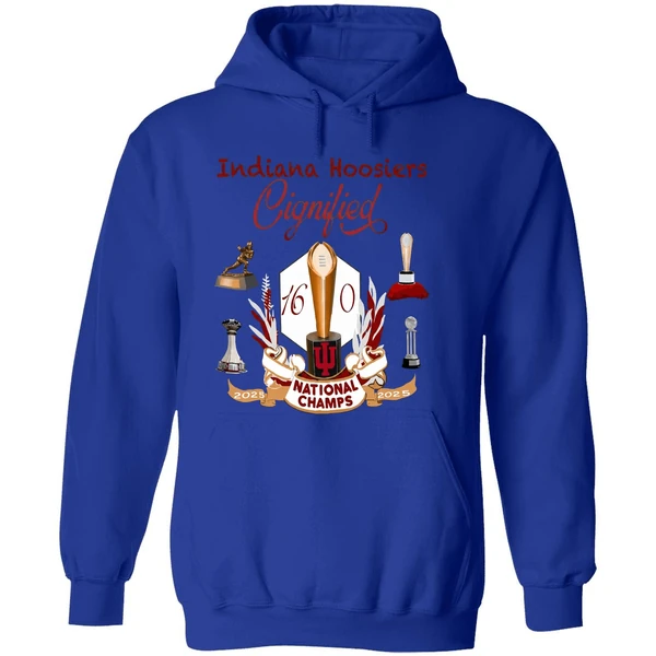 Indiana Hoosiers National Champions 2025 2026 Trophy 16 0 Perfect Hoodie - Image 7