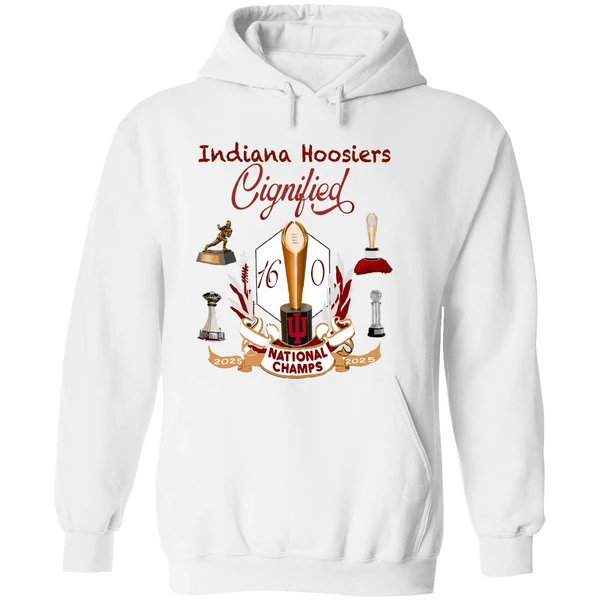 Indiana Hoosiers National Champions 2025 2026 Trophy 16 0 Perfect Hoodie - Image 8
