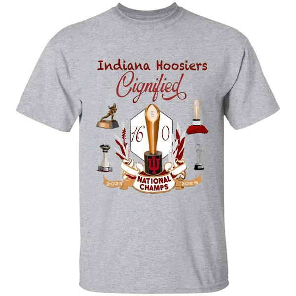 indiana hoosiers national champions 2025 2026 trophy 16 0 perfect shirt sportgrey