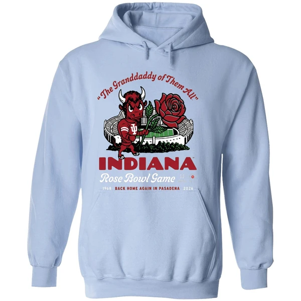 Indiana Hoosiers The Grandaddy Of Them All 2026 Rose Bowl Hoodie - Image 4