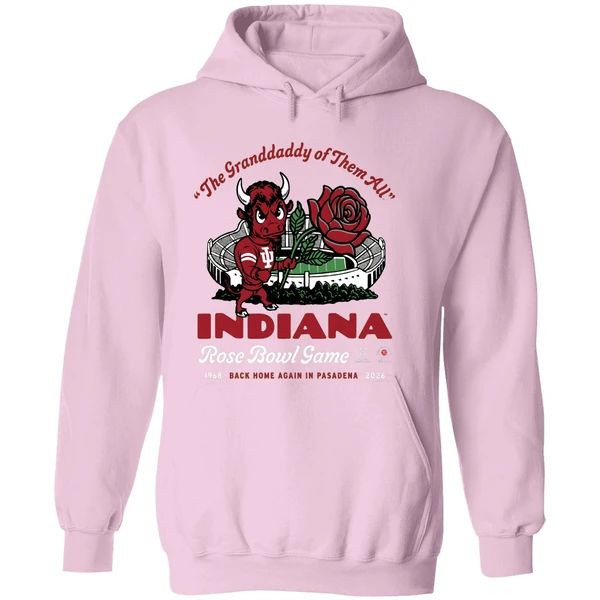 Indiana Hoosiers The Grandaddy Of Them All 2026 Rose Bowl Hoodie - Image 5