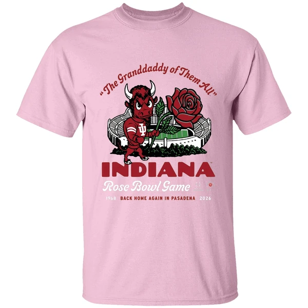 Indiana Hoosiers The Grandaddy Of Them All 2026 Rose Bowl Shirt - Image 3