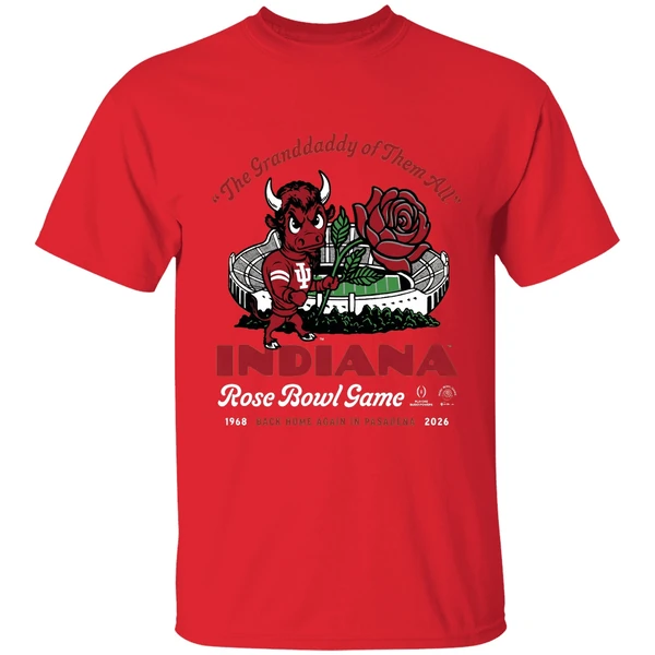 Indiana Hoosiers The Grandaddy Of Them All 2026 Rose Bowl Shirt - Image 7