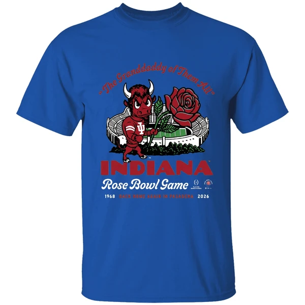 Indiana Hoosiers The Grandaddy Of Them All 2026 Rose Bowl Shirt - Image 8