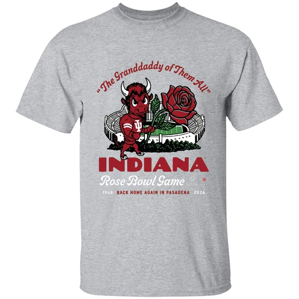 Indiana Hoosiers The Grandaddy Of Them All 2026 Rose Bowl Shirt - Image 9