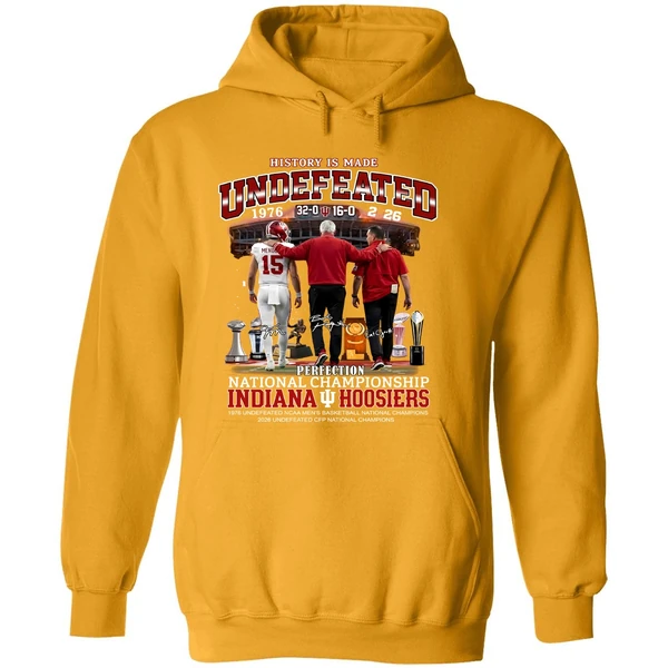 Indiana Hoosiers Undefeated History Is Made Hoodie