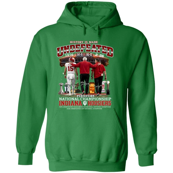 Indiana Hoosiers Undefeated History Is Made Hoodie - Image 2