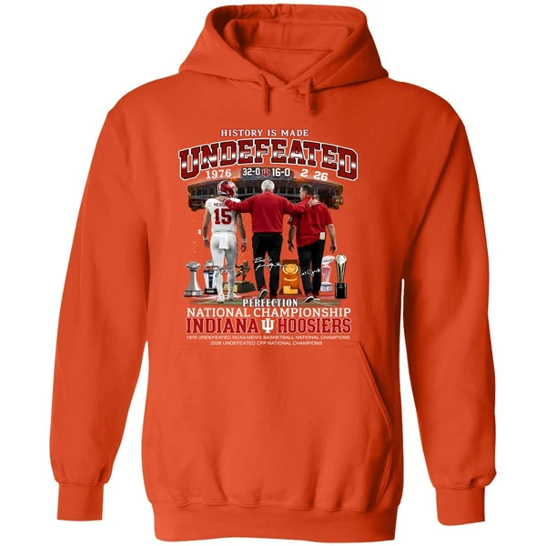Indiana Hoosiers Undefeated History Is Made Hoodie - Image 6