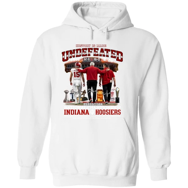 Indiana Hoosiers Undefeated History Is Made Hoodie - Image 8