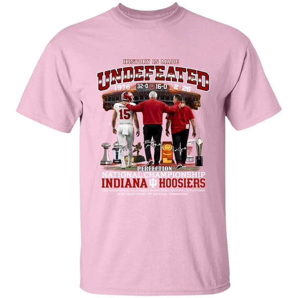 Indiana Hoosiers Undefeated History Is Made Shirt - Image 3
