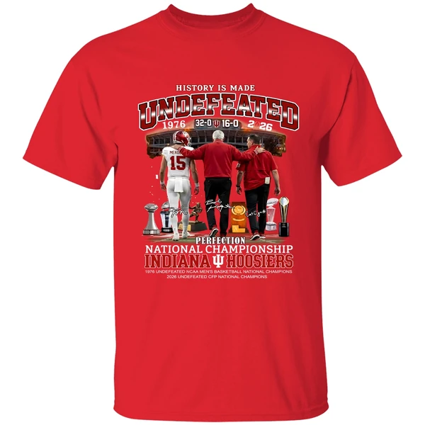 Indiana Hoosiers Undefeated History Is Made Shirt - Image 7