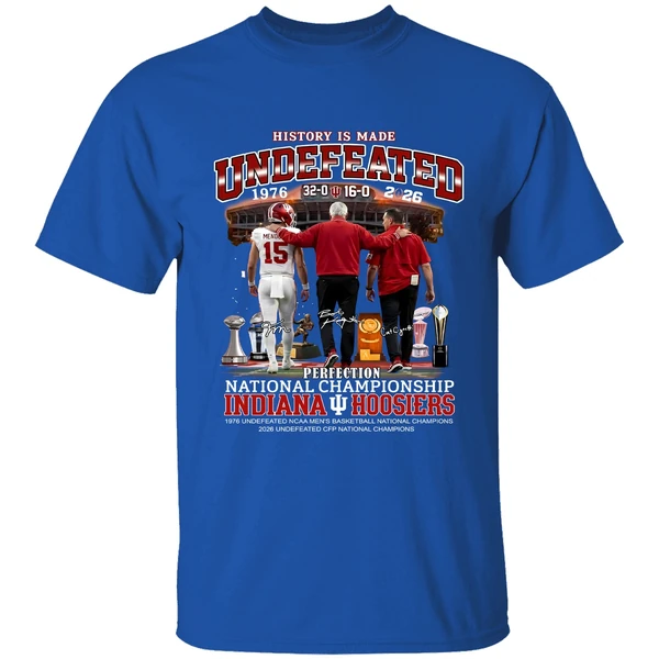 Indiana Hoosiers Undefeated History Is Made Shirt - Image 8
