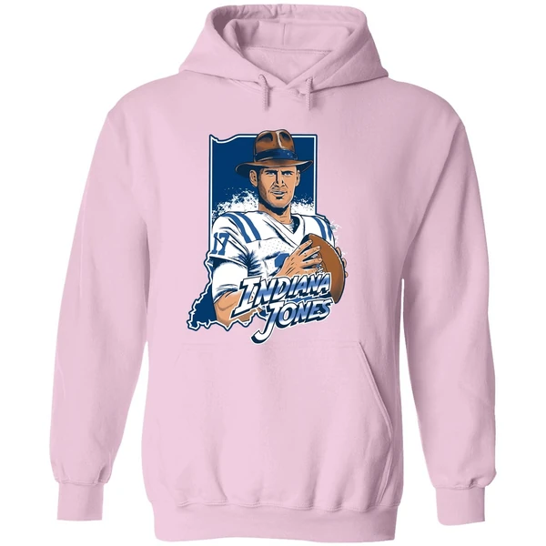 Indiana Jones Daniel Jones Indianapolis Colts Cartoon Hoodie - Image 5
